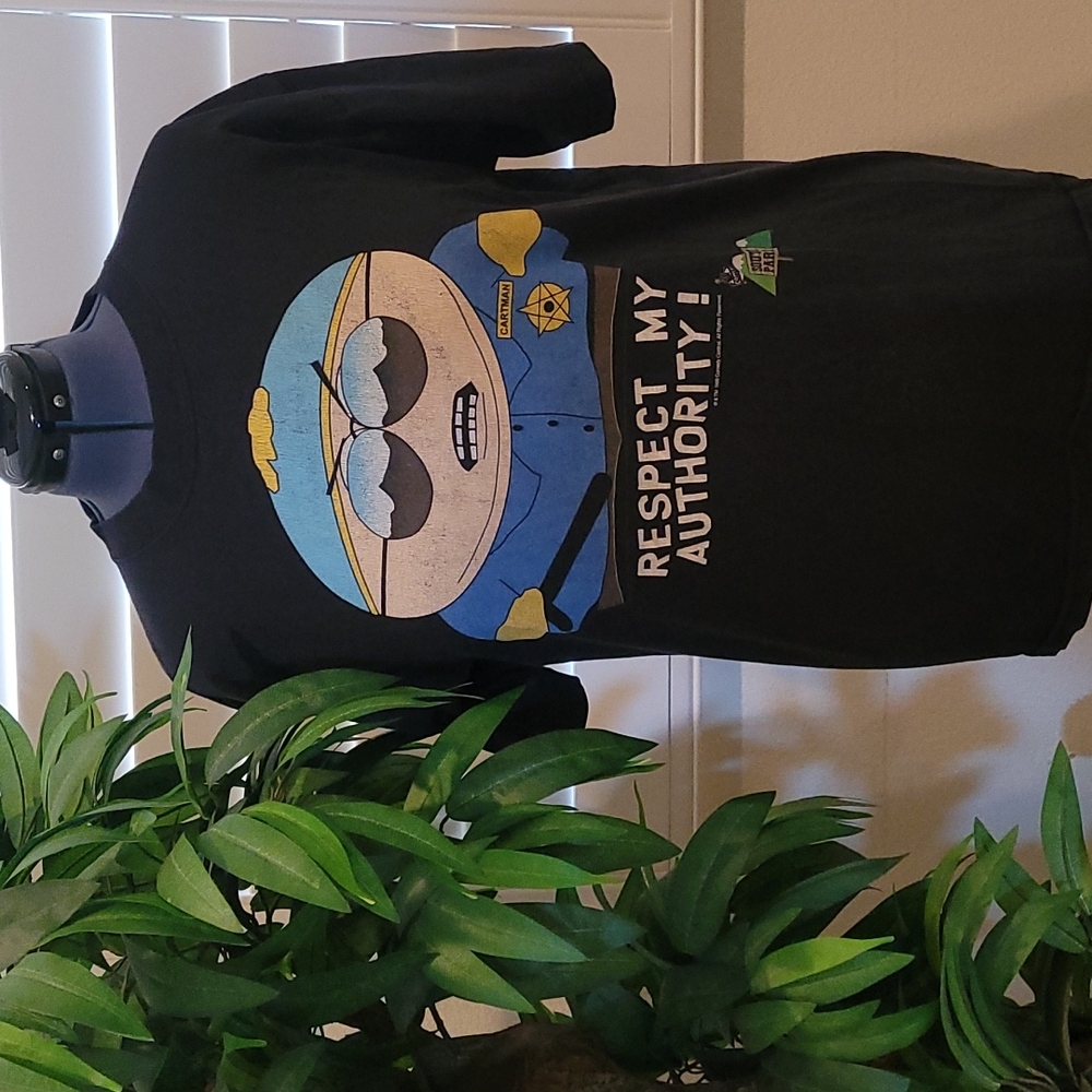 Southpark Cartman "Respect My Autority" t-shirt men's sz L